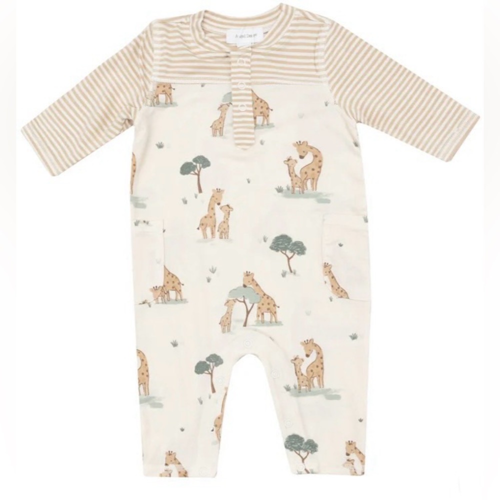 Angel Dear bamboo Giraffe romper